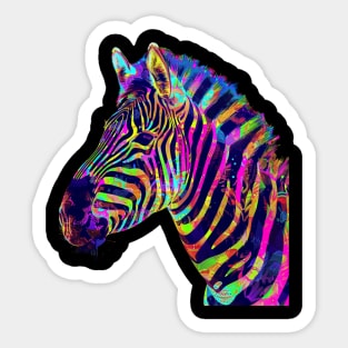 Zebra Safari Adventures Sticker